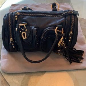 Juicy Couture small leather handbag.